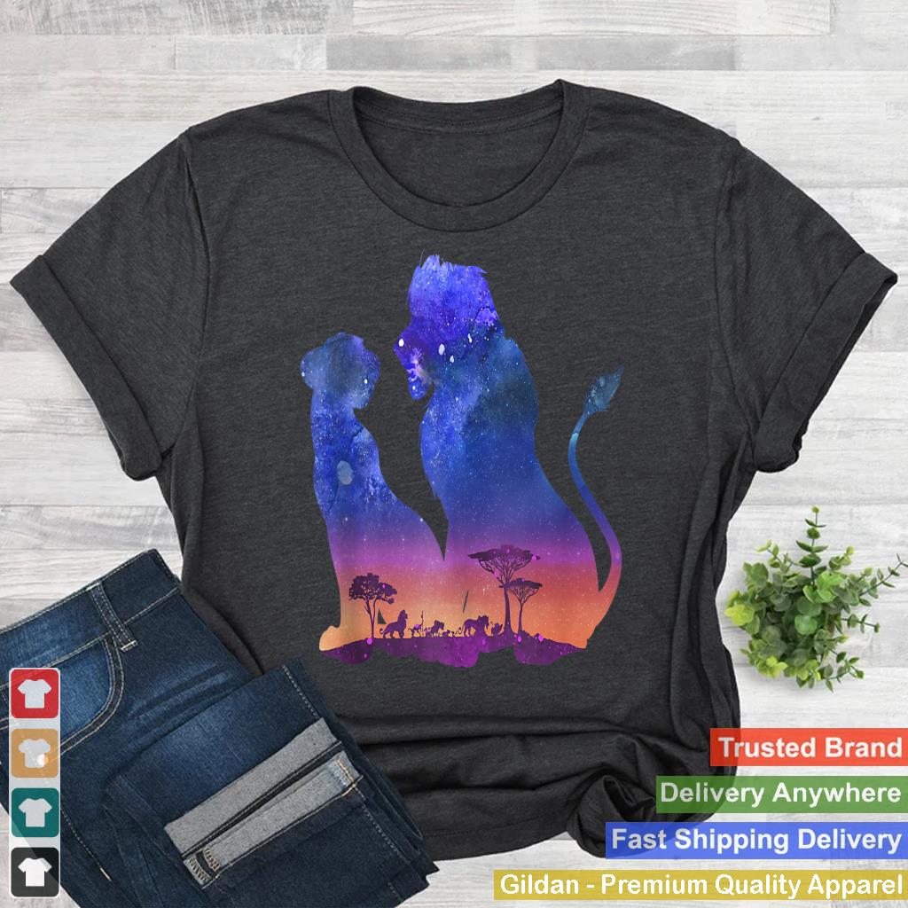 Disney The Lion King Simba And Nala Silhouette Fill Tank Top