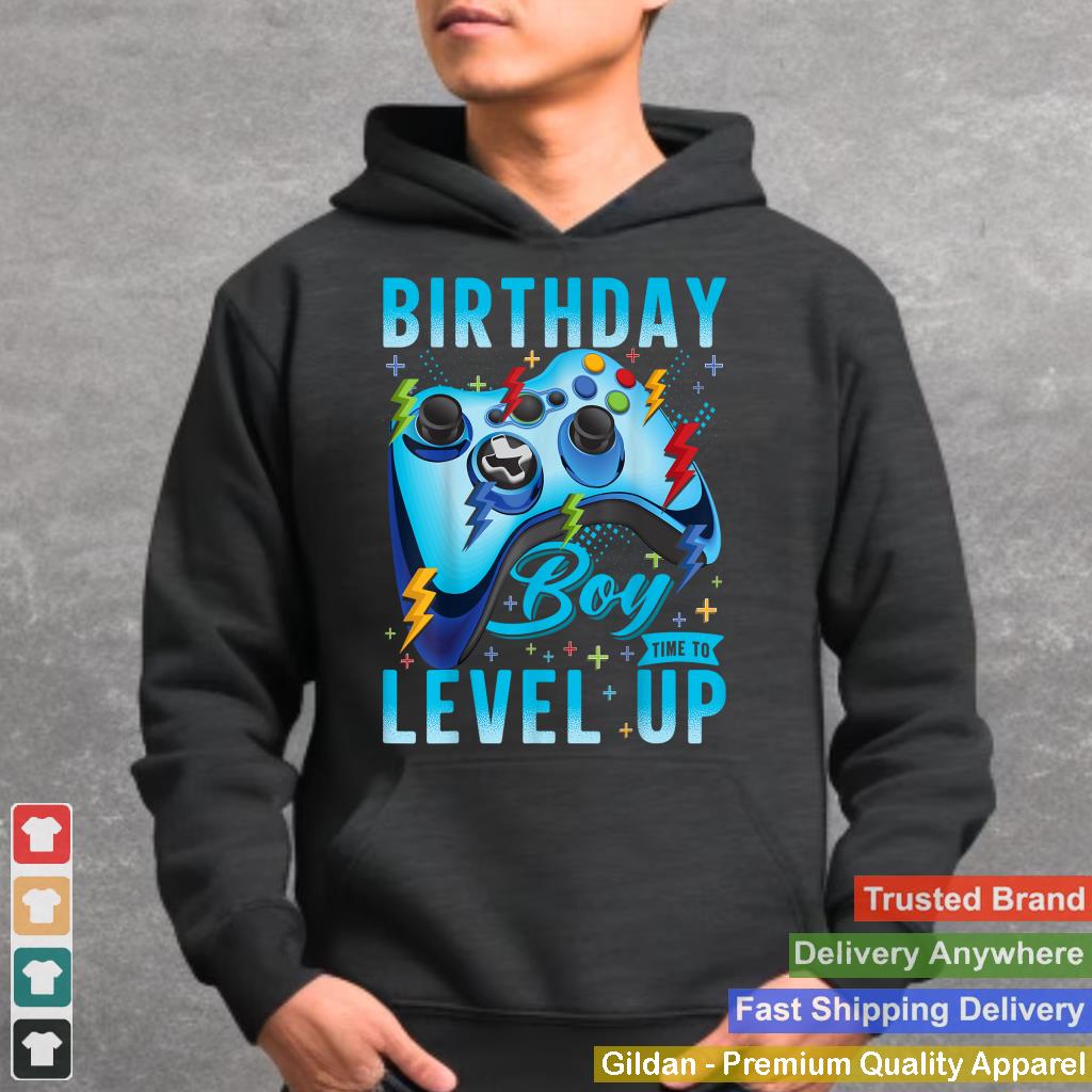 Birthday Boy Time to Level Up Video Game Birthday Gamer Boys