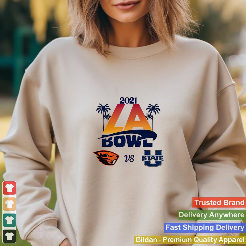 2021 LA Bowl Oregon State Beavers vs Utah State Aggies shirt