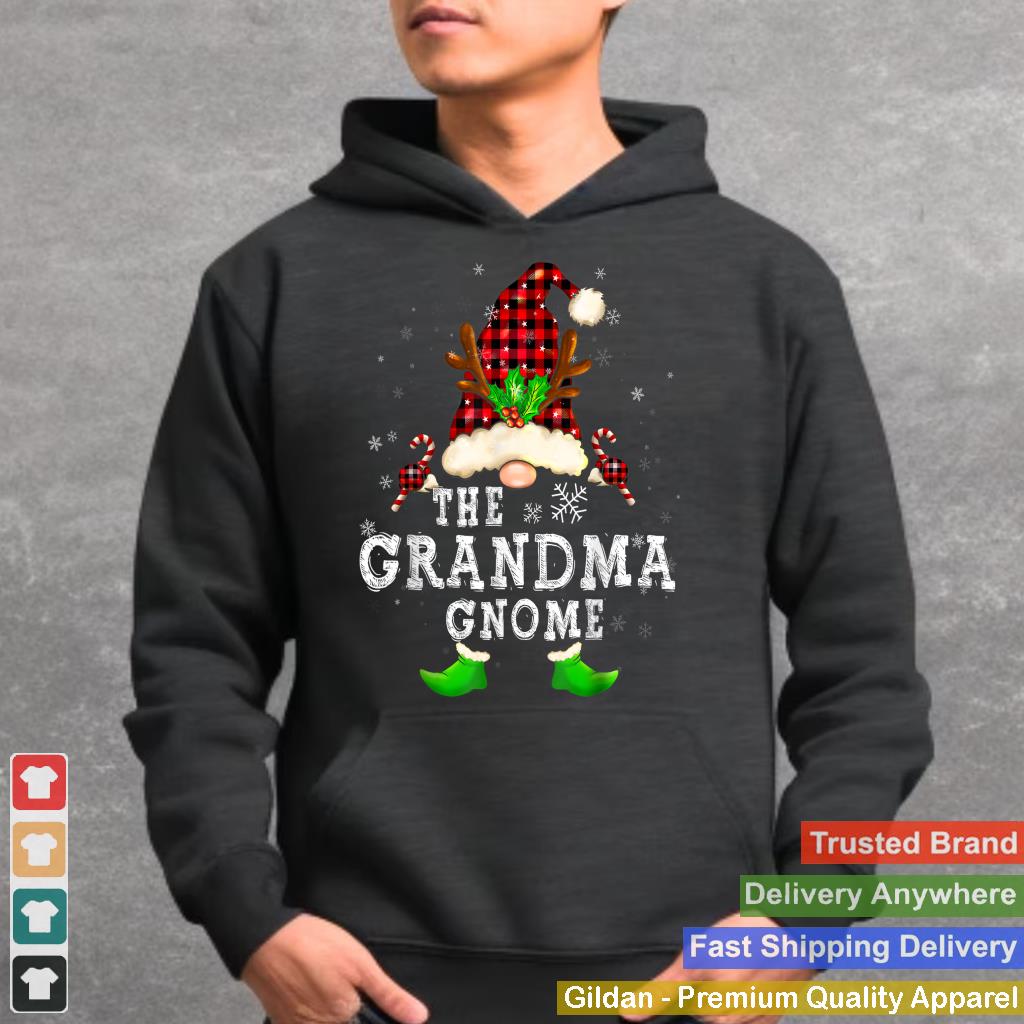 Grandma Gnome Buffalo Plaid Matching Family Christmas