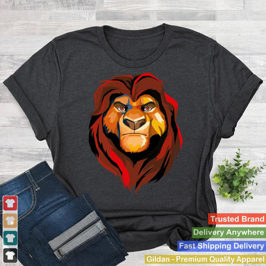 Disney Lion King Mufasa Geometrics Graphic Hoodie