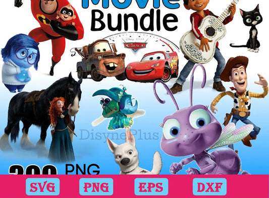 300 Disney Movie Bundle PNG Clipart