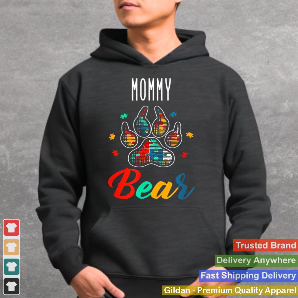 Autism awareness I love someone with autism bear shirt