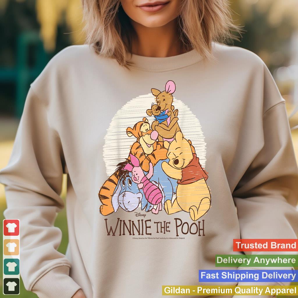 Winnie The Pooh - Pooh Eeyore Piglet Tigger Kanga Roo Hug