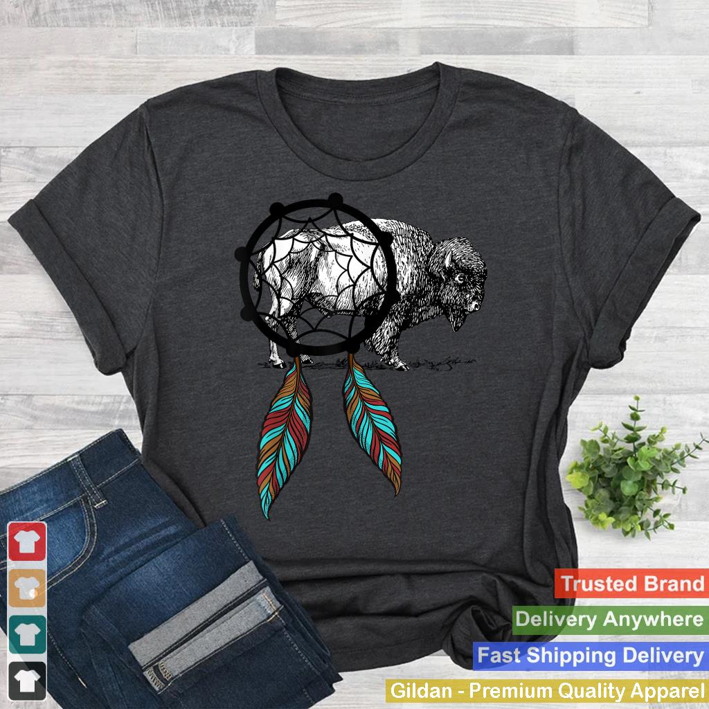 White Buffalo Dream Catcher Native American Legends T-Shirt