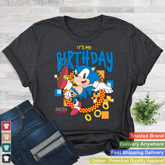 Sonic The Hedgehog Birthday It's My Birthday Cheering Sonic