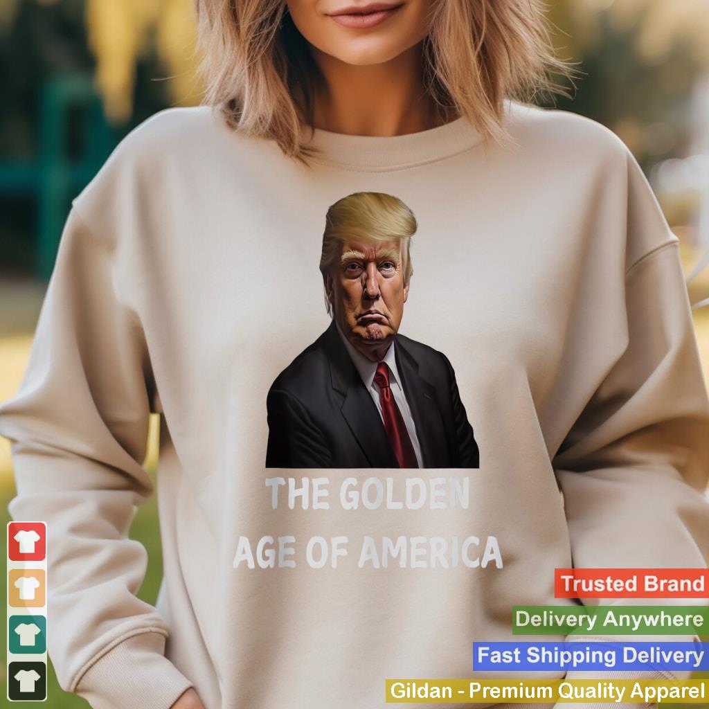 trump THE GOLDEN AGE OF AMERICA Tank Top