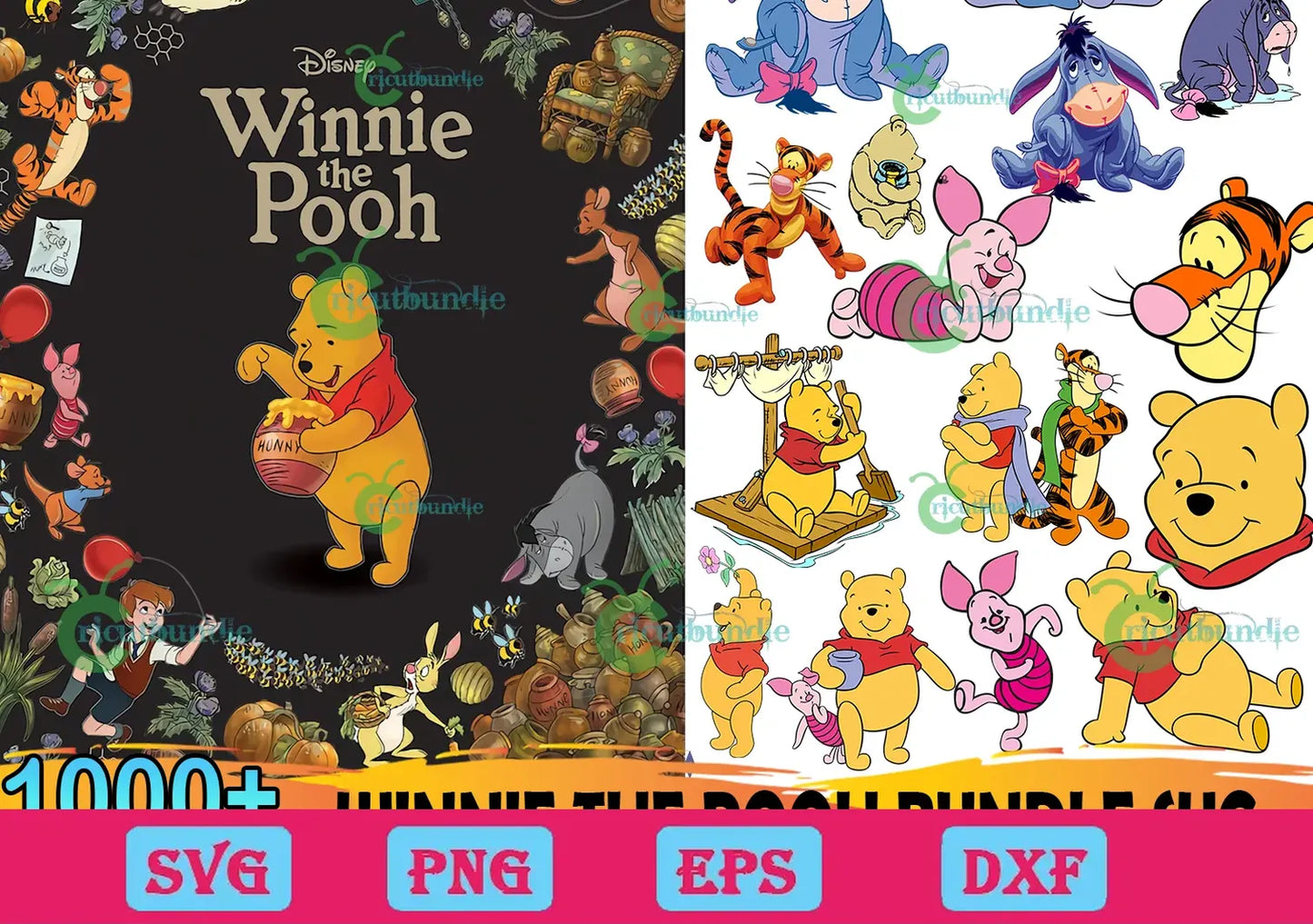 1000+ Winnie The Pooh Bundle Svg