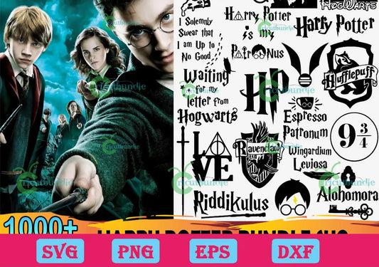 1000 Harry Potter Svg Bundle