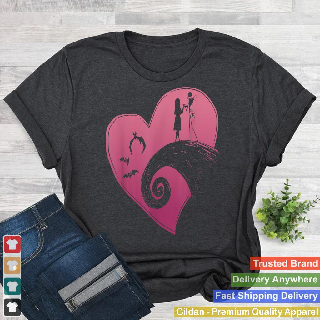 Disney The Nightmare Before Christmas Jack and Sally Heart