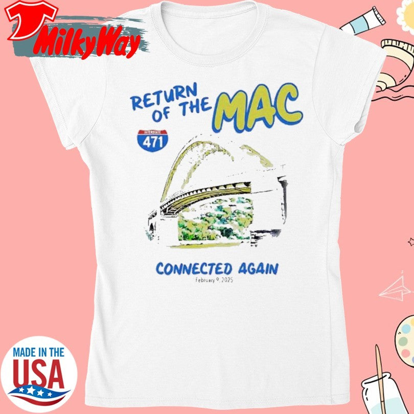 Official Return of the Mac connected again february 9 2025 Shirt