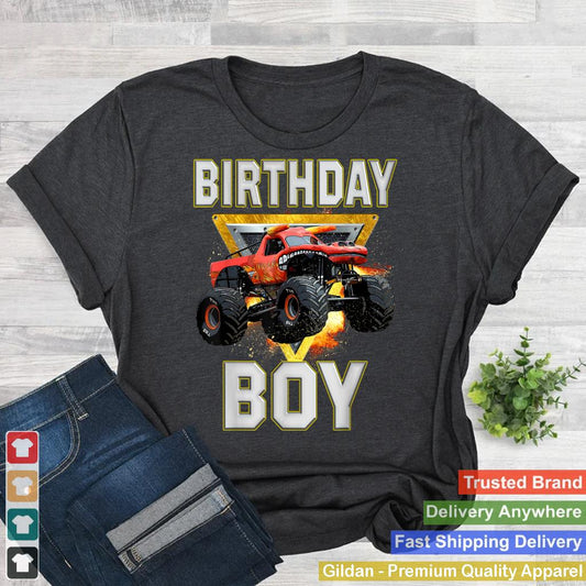 Monster Truck Birthday Boy Monster Truck Are My Jam Lovers