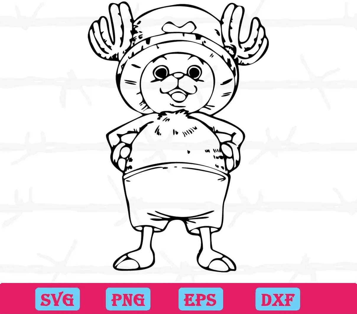 Tony Tony Chopper One Piece Japan Anime, The Best Digital Svg Designs For Cricut