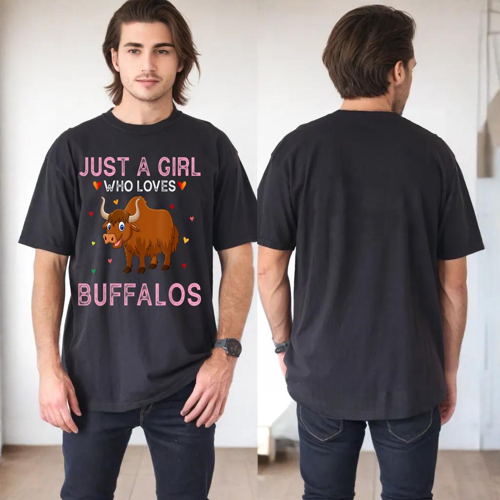 Just a Girl Who Loves Buffalos - Cute Buffalos Lover