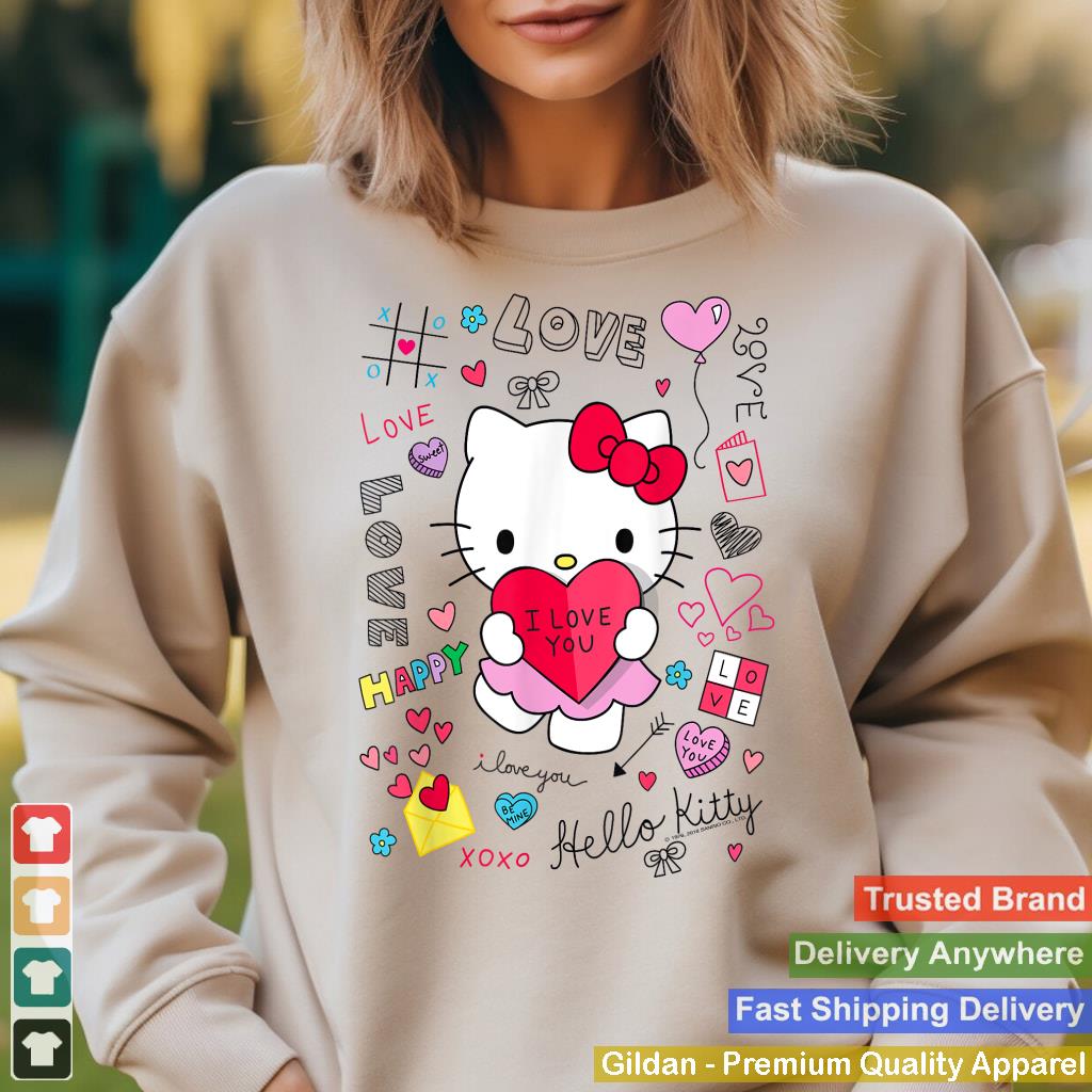 Hello Kitty Love Notes Valentine Tee Shirt