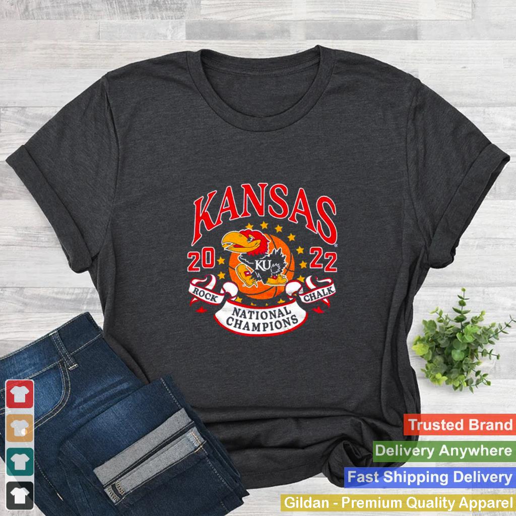 2022 KU National Champions Rock Chalk shirt