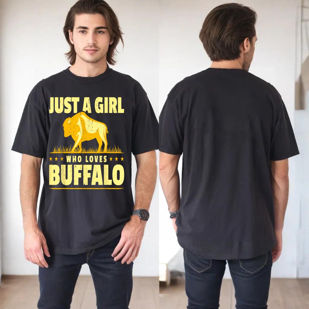 Girl Who Loves Buffalo I Women Buffalo I Daughter Buffalo