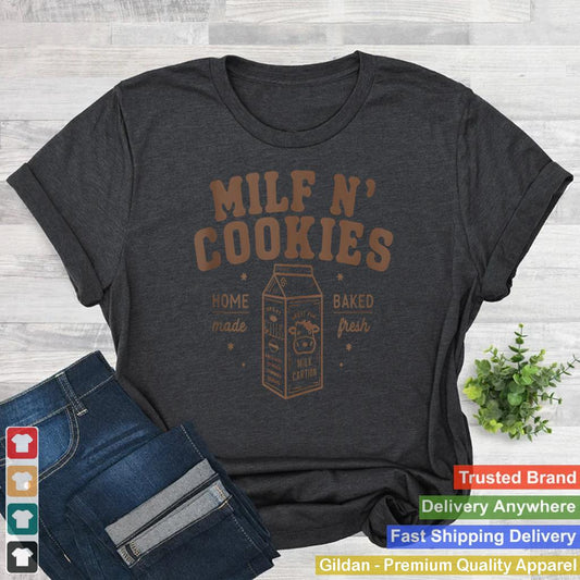 Milf N' Cookies Stay At Home Milf Funny Milf Mom Mama Tank Top