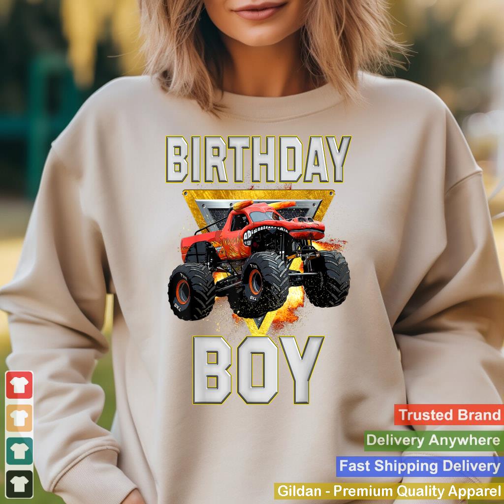 Monster Truck Birthday Boy Monster Truck Are My Jam Lovers