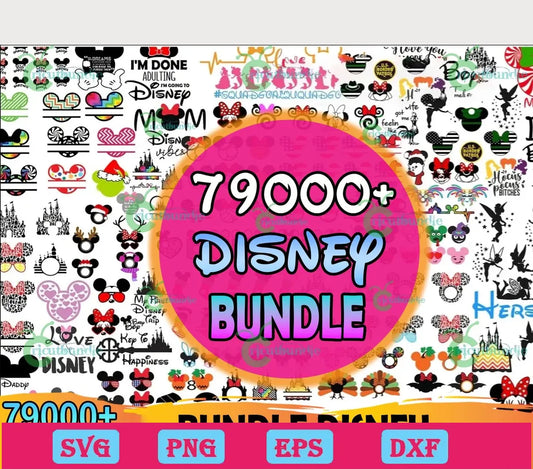 79k Disney Svg Bundle, Dr Seuss Svg, Mickey Svg, Harry Potter Svg