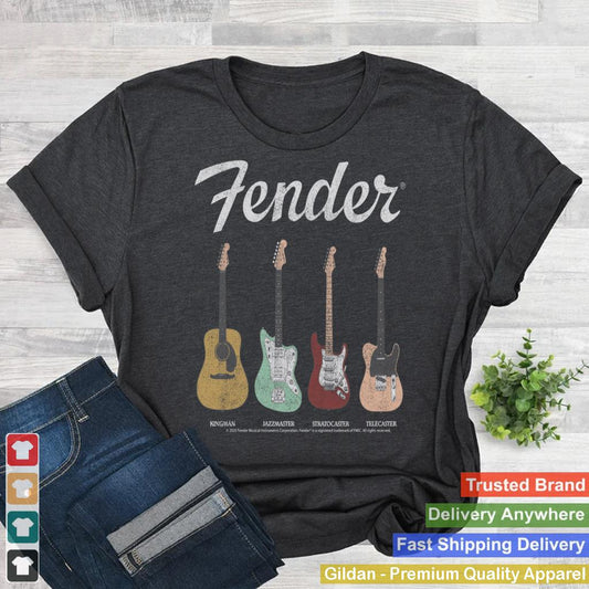 Fender Vintage Guitar Lineup Pullover Hoodie