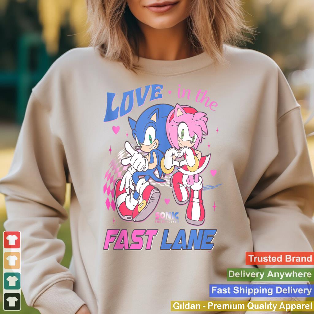 Sonic The Hedgehog Valentine's Day Love In The Fast Lane Tank Top