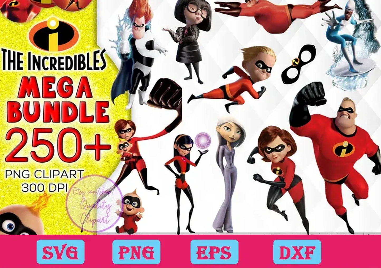 250+ Disney Incredibles Clipart Png