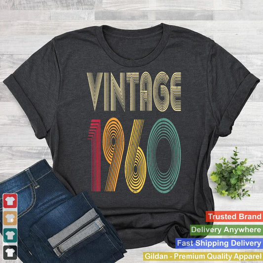 65th Birthday Gift Vintage 1960 65 Years Old Men Women Retro