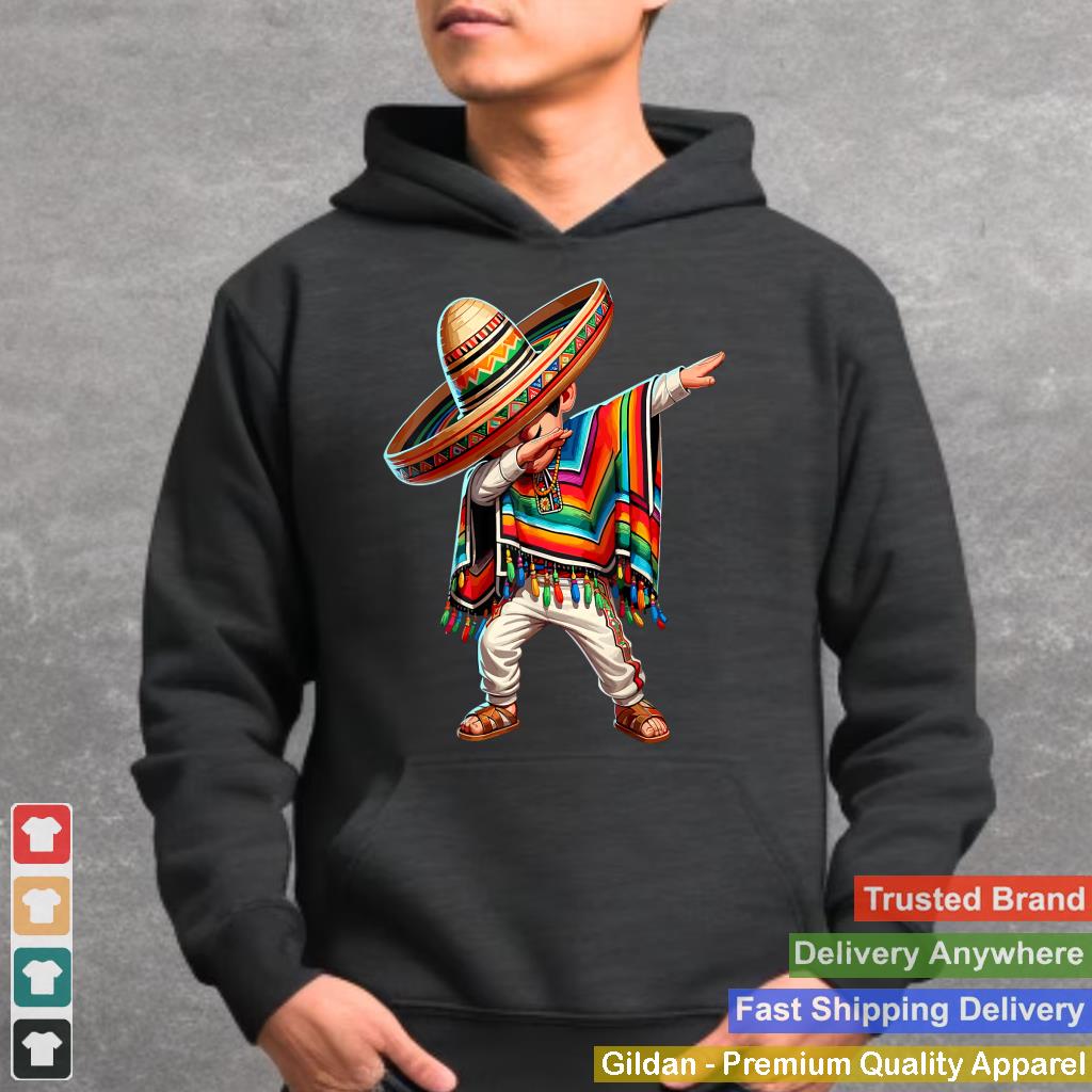 Mexican Boy Dabbing Poncho Cinco de Mayo