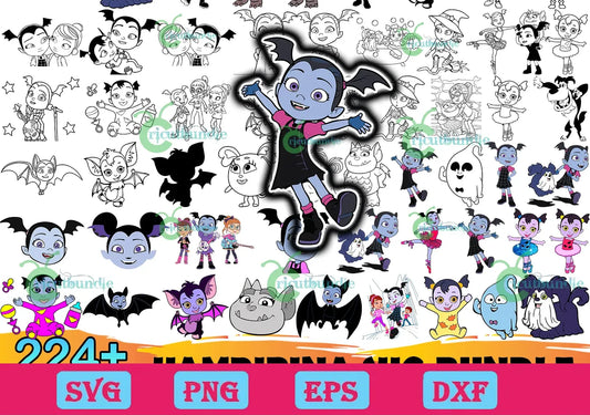 224+ Disney Vampirina Svg Bundle