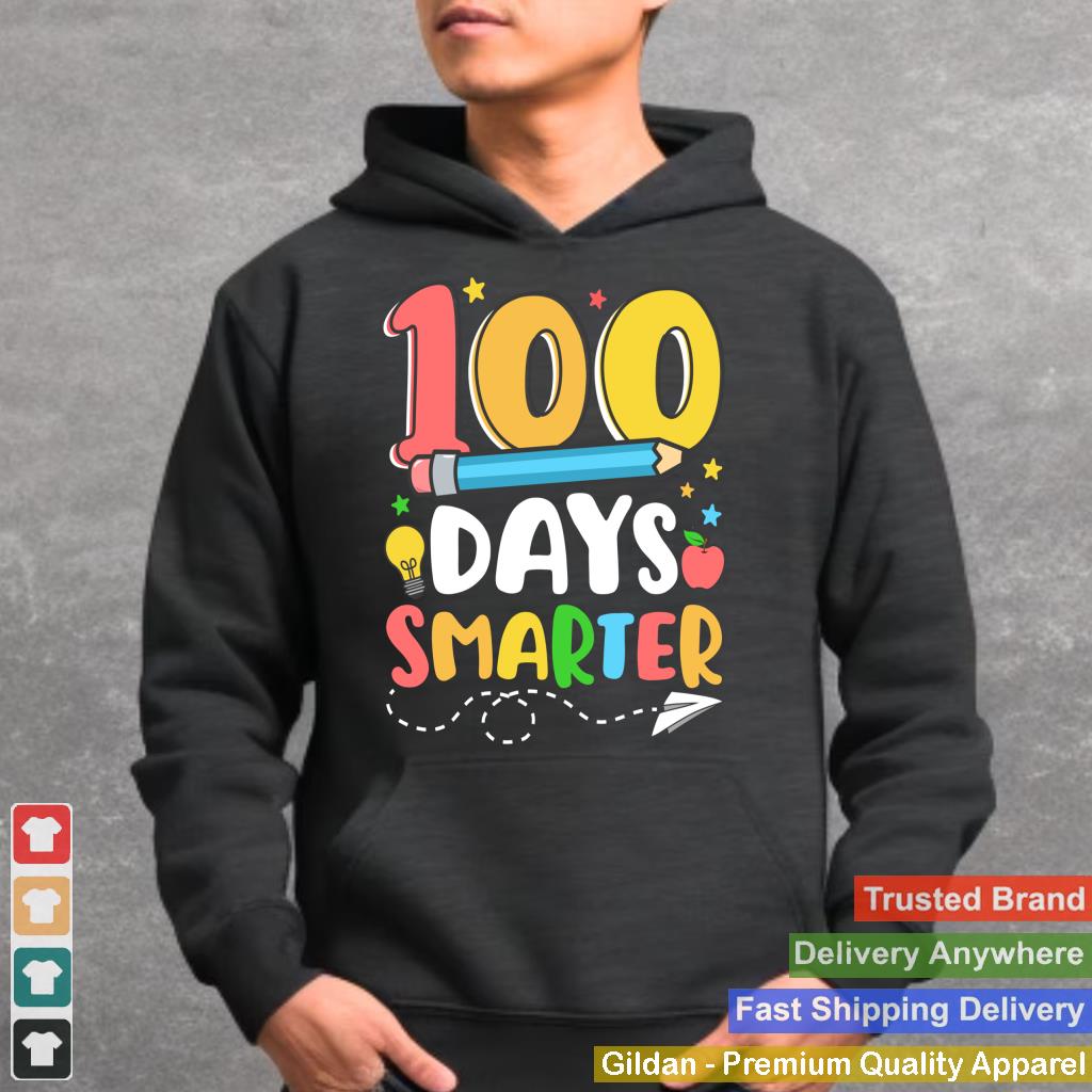 100 Days Smarter Happy 100th Day of School Teacher Kids