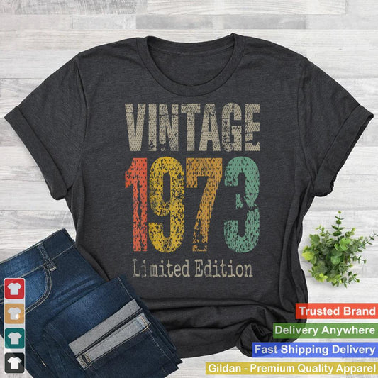 Vintage 1973 Limited Edition 52nd Birthday Gifts 52 Year Old