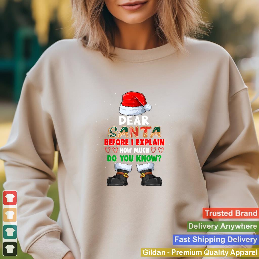 2021 Funny Christmas Quotes Apparel Santa I Can Explain T Shirt