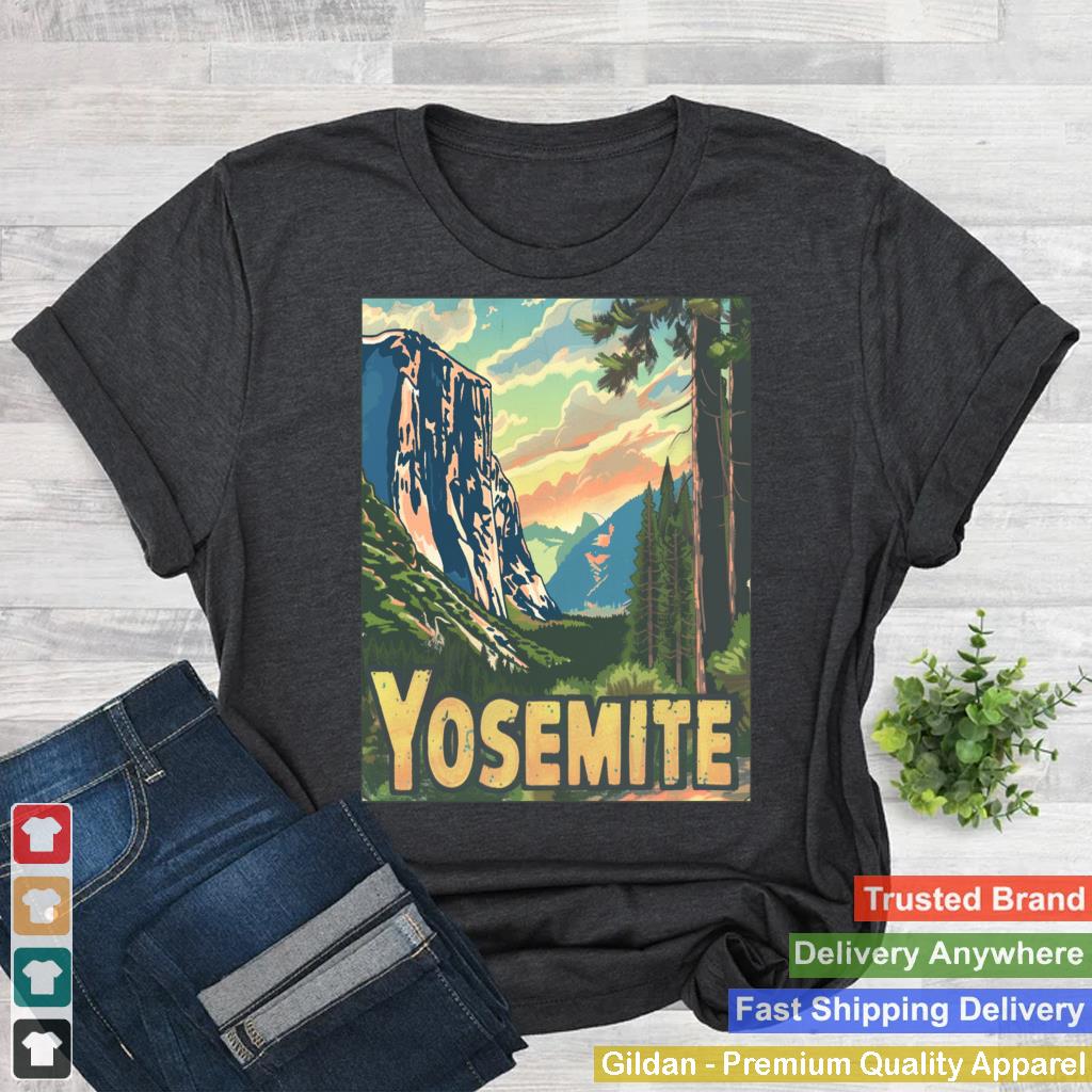 Yosemite - US National Park Vintage Men Women Kids Retro