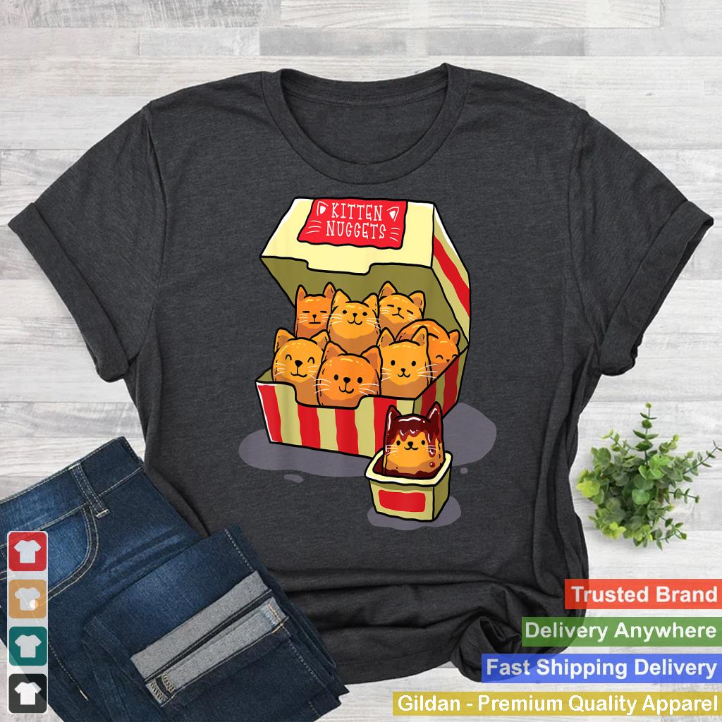 Kitten Nuggets Food Pun Cat Lover Gift Chicken Nuggets