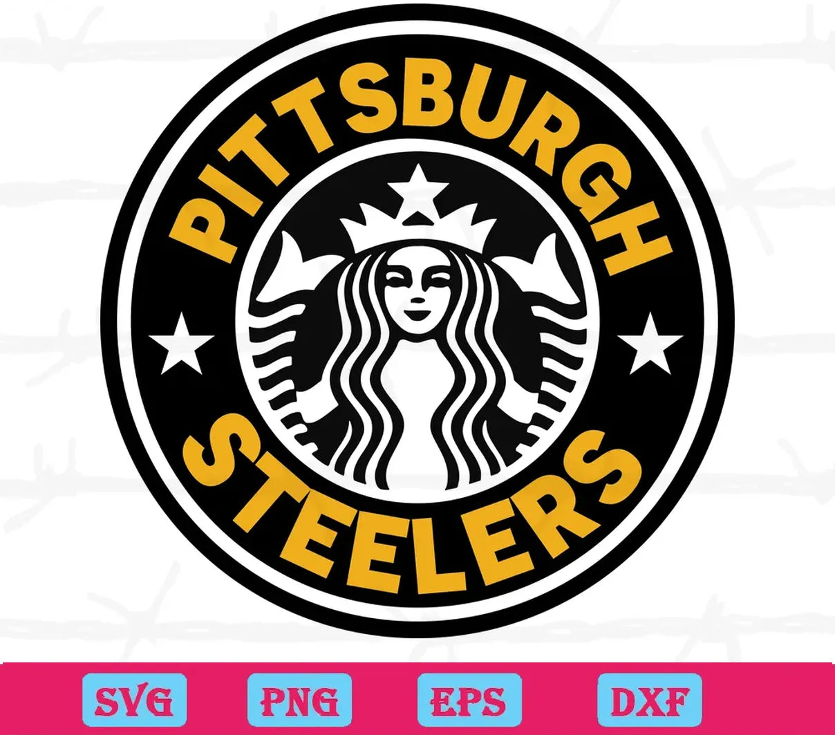 Pittsburgh Steelers Starbucks Logo, Design Files