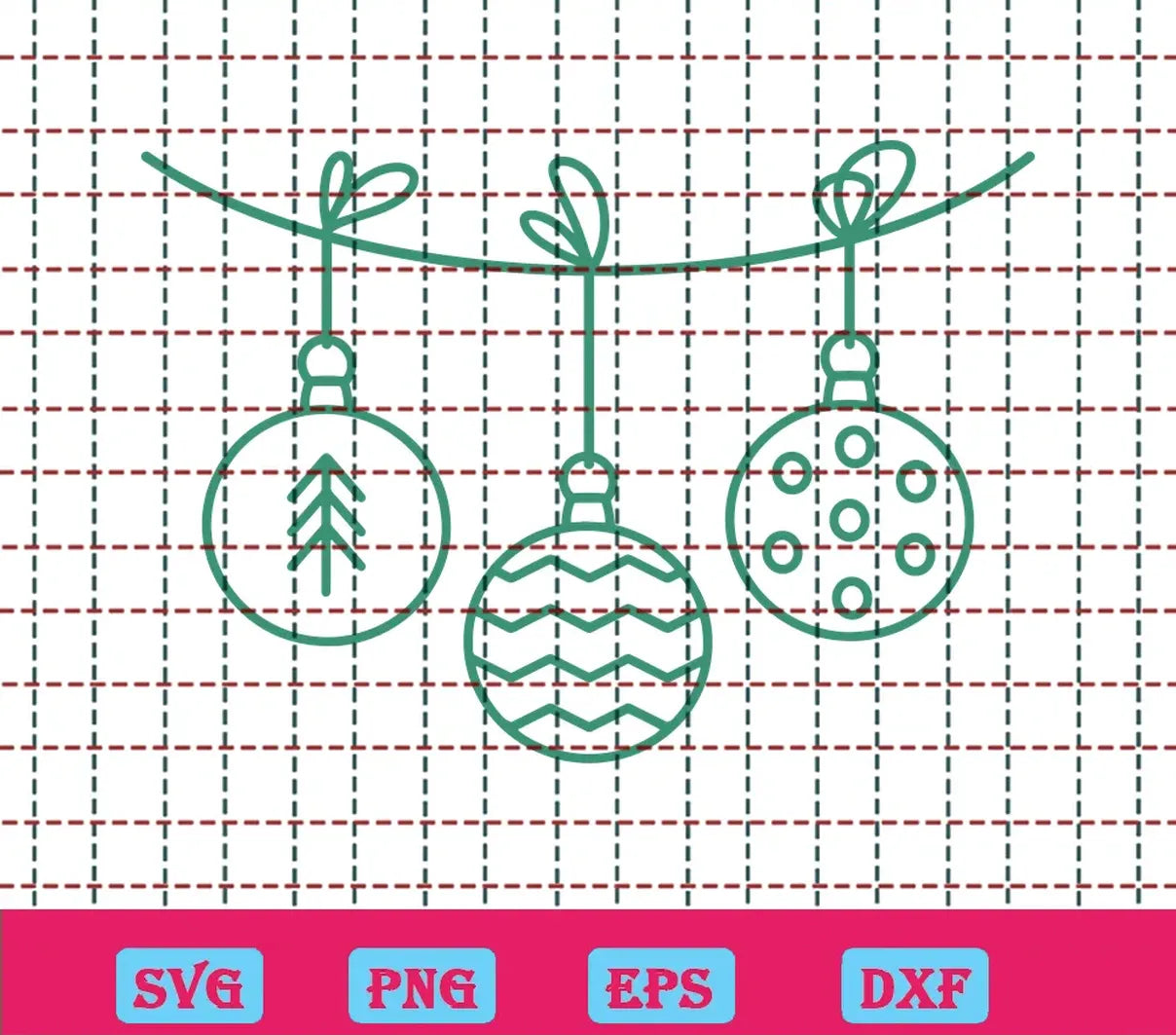 Free Christmas Balls Svg