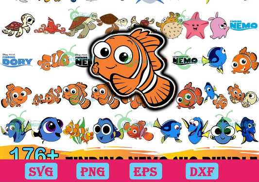 176+ Finding Nemo Bundle Svg