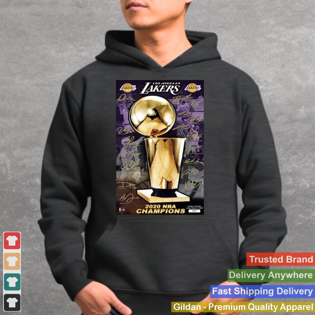 2020 Los Angeles Lakers Champions Signature shirt