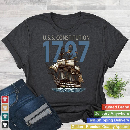 VINTAGE 1794 USS CONSTITUTION WARSHIP, IRONSIDES