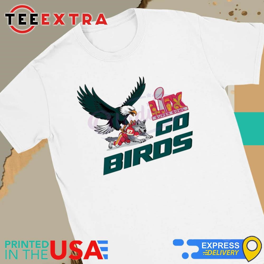 Official Football Mascot Retro Bird Gang Eagle Super Bowl 2024 Shirt