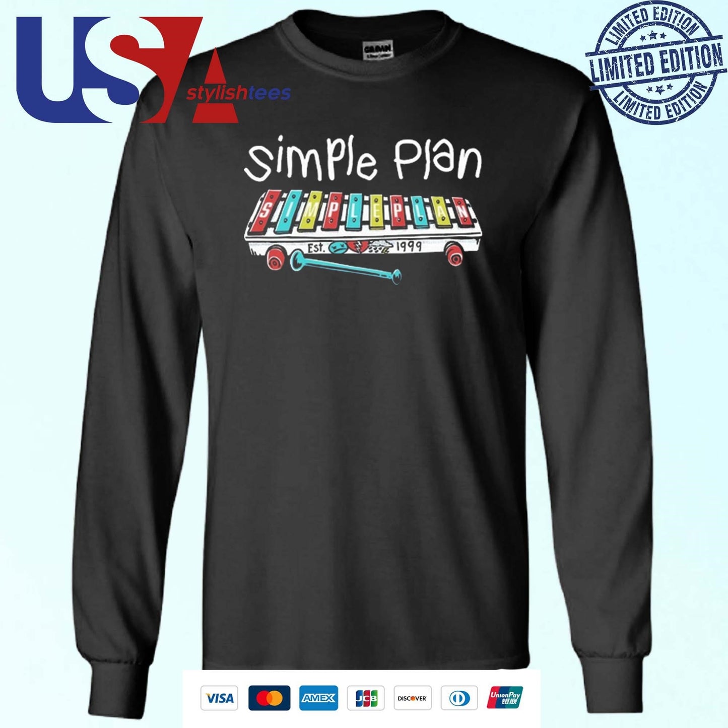 Simple Plan Xylophone Onesie Shirt