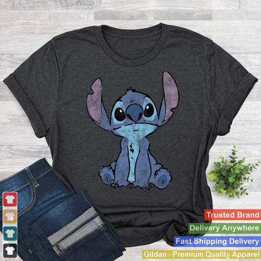 Disney Lilo & Stitch Distressed Stitch Portrait