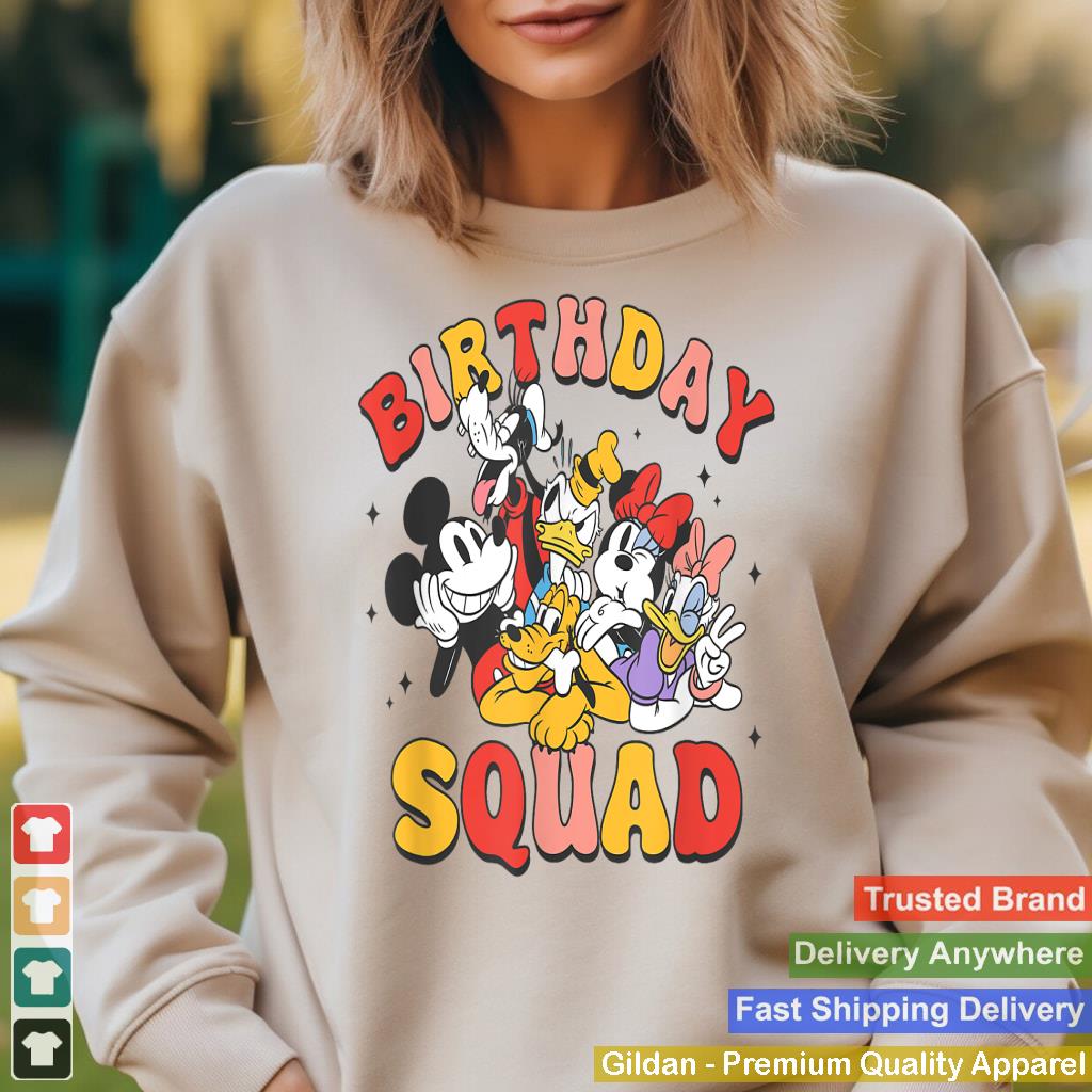 Disney Mickey And Friends Birthday Squad Vintage Group