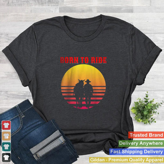 Horseback Riding Love and Ride Horses Horse racing T Shirt