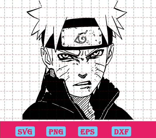 Uzumaki Naruto Svg Free, Anime Svg