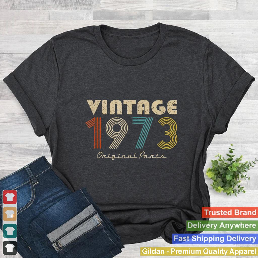 Retro Vintage 1973 Original Parts 46th Birthday