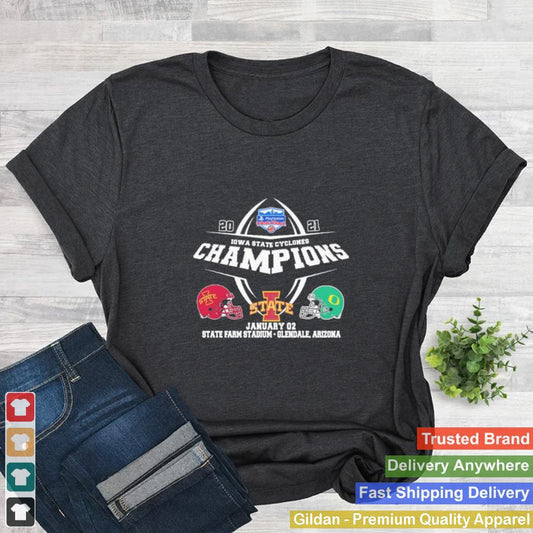 2021 iowa state cyclones champions state january 02 state stadium glendale arizona shirt