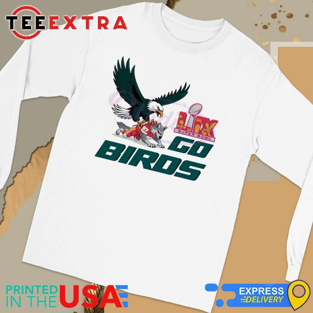 Official Football Mascot Retro Bird Gang Eagle Super Bowl 2024 Shirt