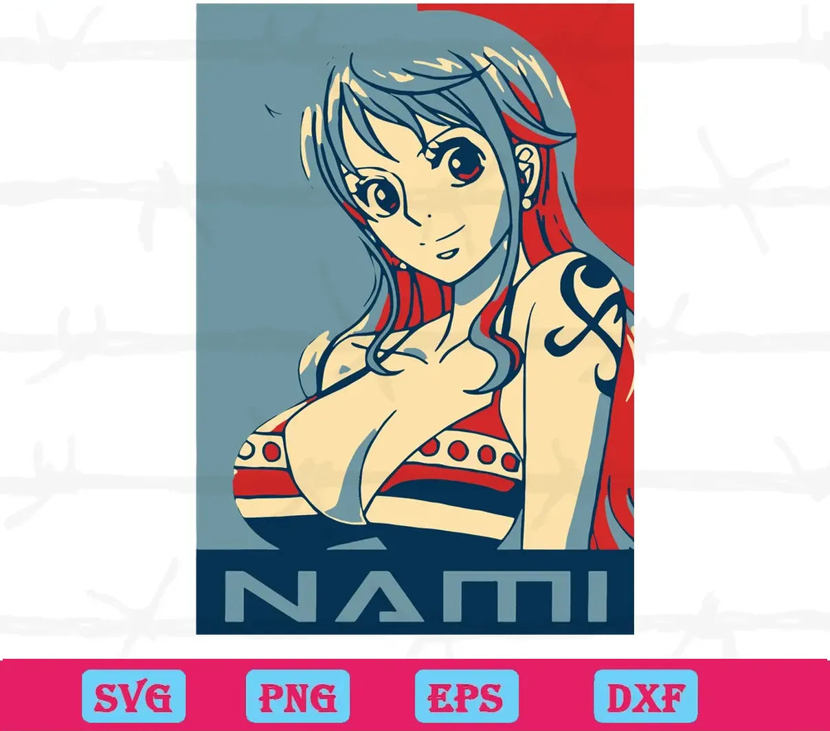 Nami One Piece Anime, Transparent Background Files